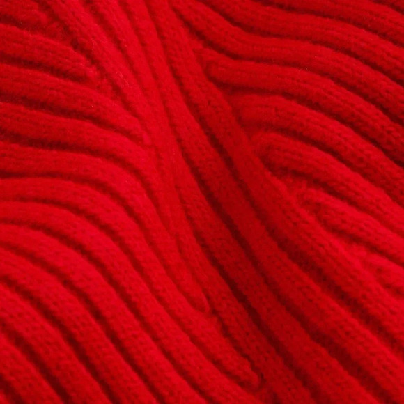 H&M Red Mock-Turtleneck Dress Holiday Christmas Festive Size XL-C19 - Picture 2 of 10